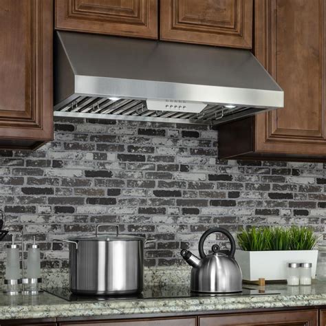 stainless steel range hoods under cabinet|under cabinet range hood 30 inch.